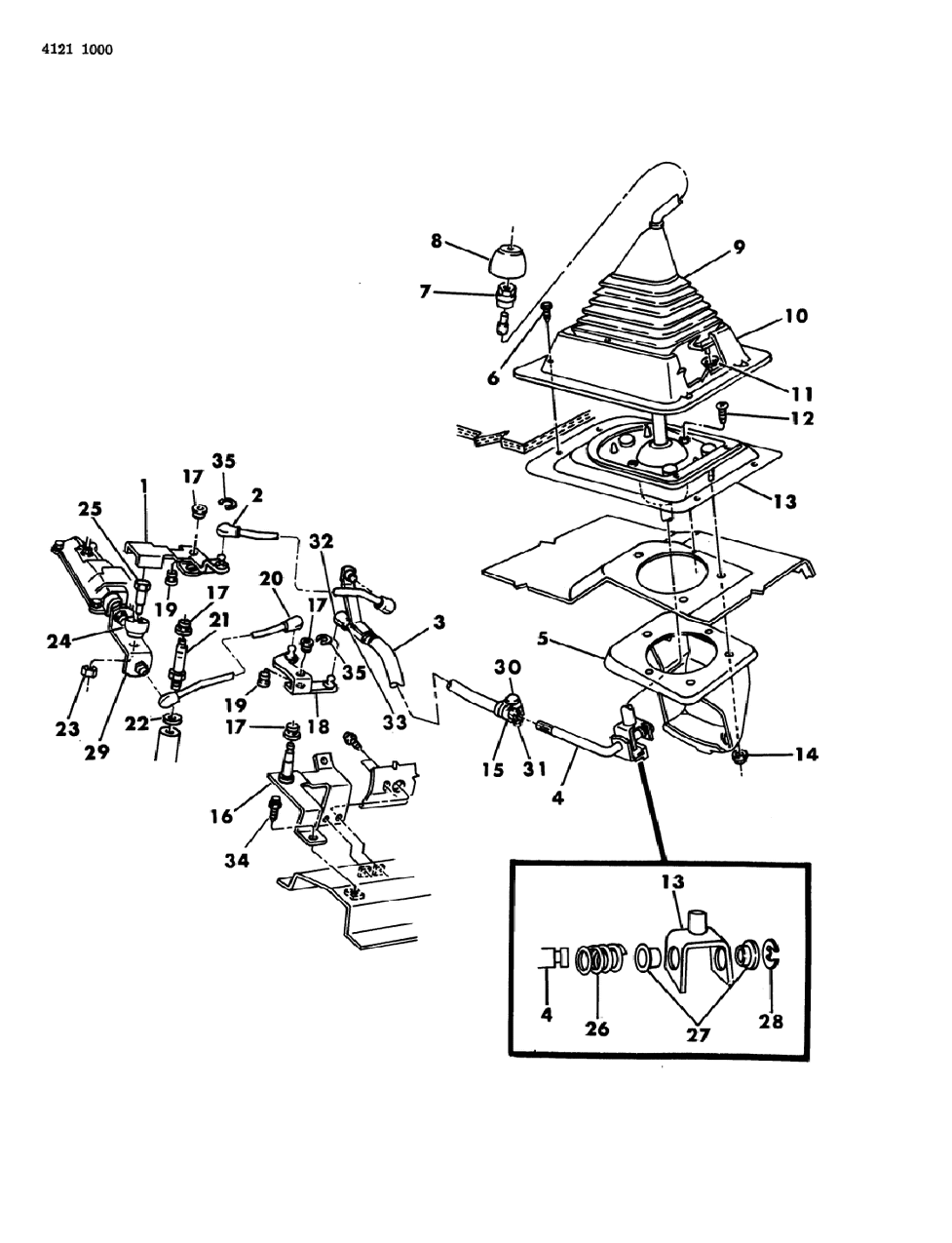 Mopar 4269405 BUSHING Gear Shift Cont SEL L