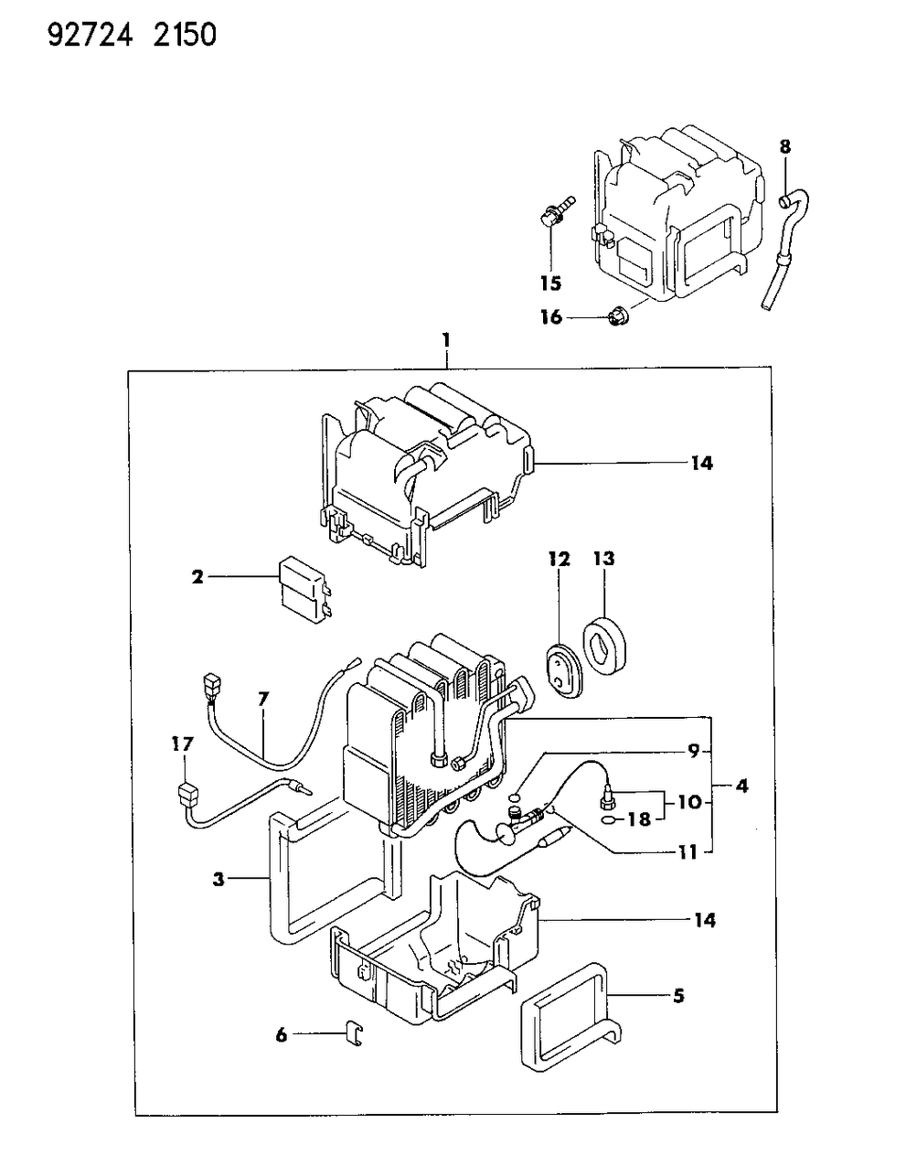 Mopar MR168023 EVAPORATOR A/C Unit