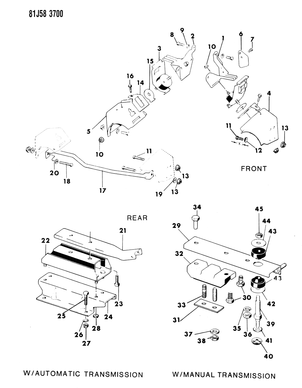 Mopar J5359855 Bracket