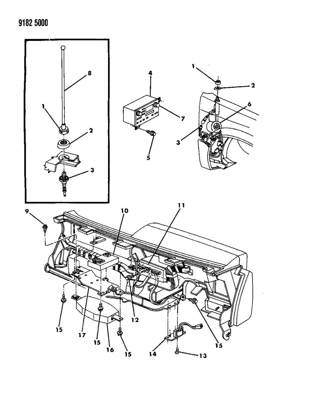 Mopar 4469109 Radio-AM/FM-Mx W/CASSETTE (BRT)