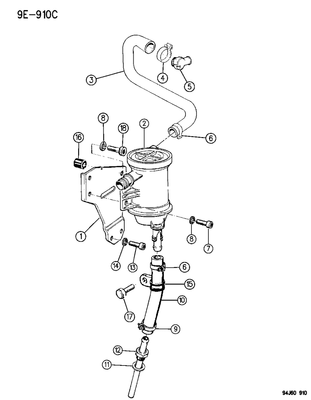 Mopar 4864560 Rocker Cover To Oil SEP.