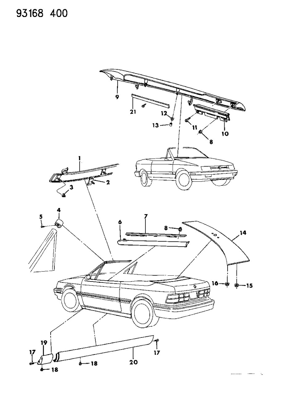 Mopar 5241461 MOULDING-Door Belt Rolled Left Black