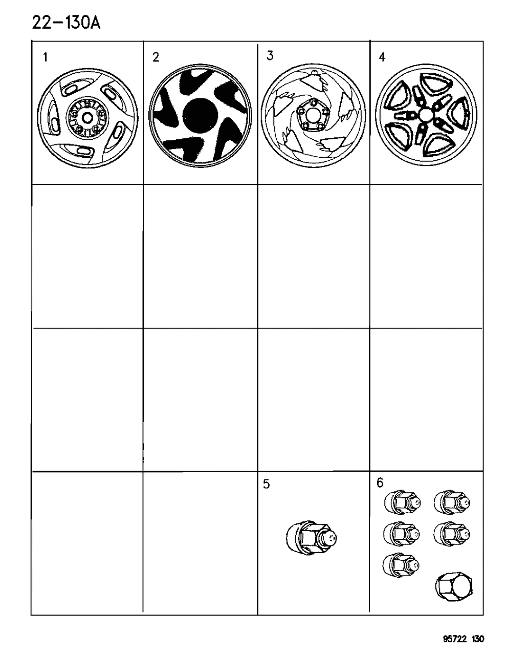 Mopar 5247022 Lock Kit-Wheel