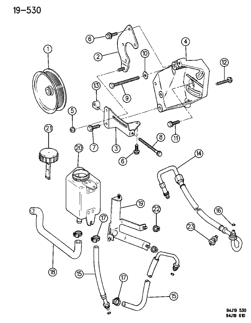 Mopar 52037645 Line-Power Steering Return