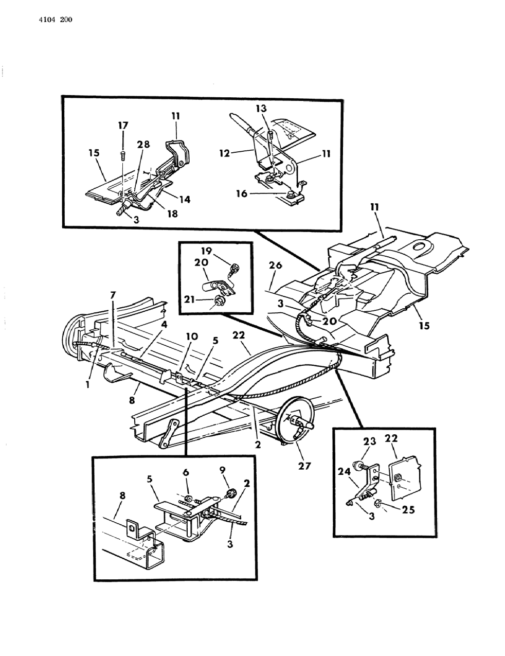 Mopar 3880427 Parking Brake Front