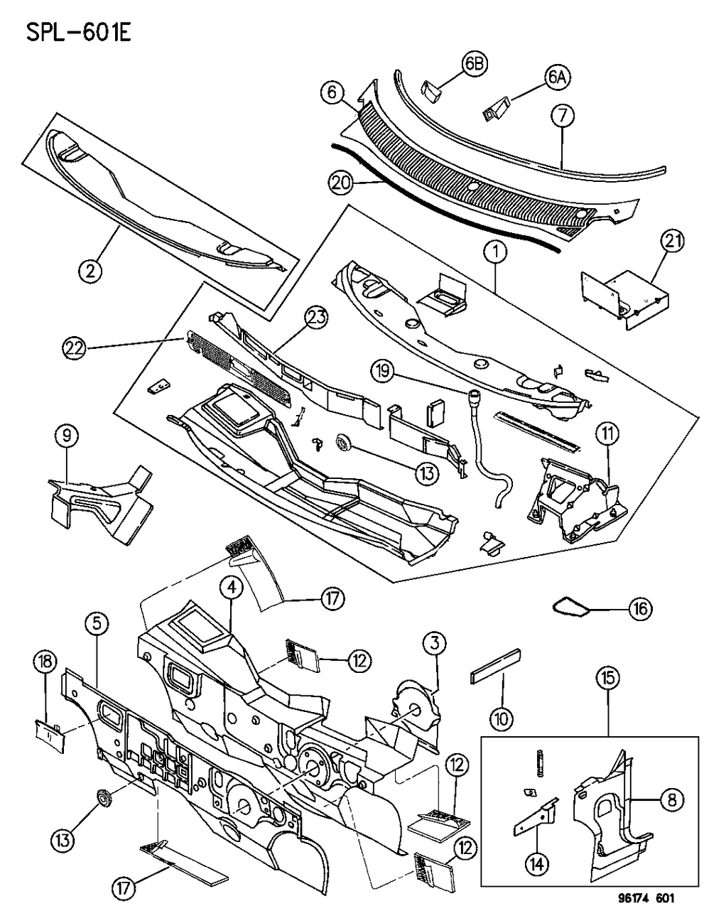 Mopar 5256880 SILENCER-Dash & COWL PLENUM