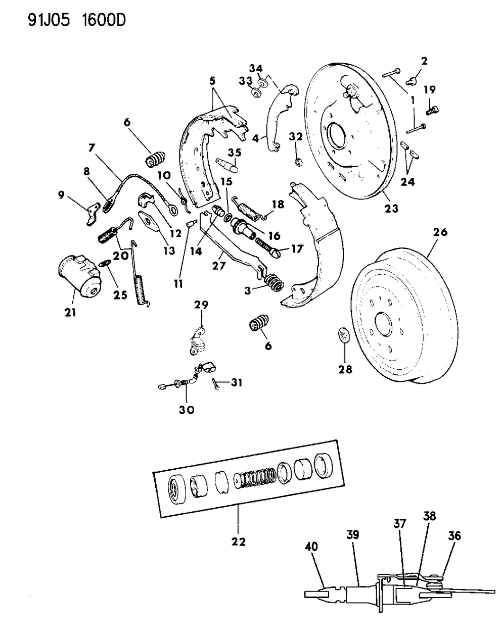 Mopar 56002590 Sensor Speed Anti Lock LEF