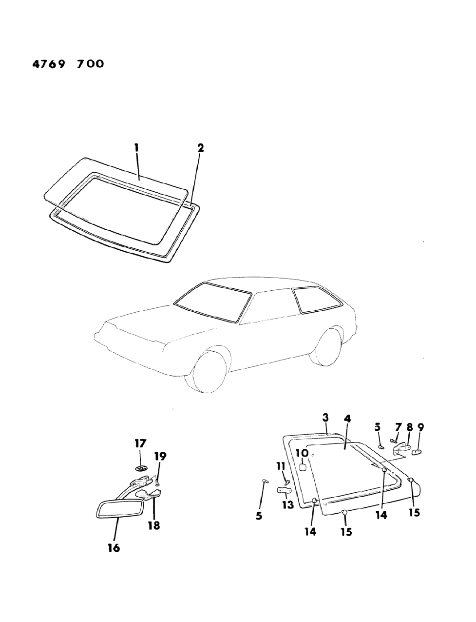 Mopar MF453334 Bolt-Instrument Panel Under Trim