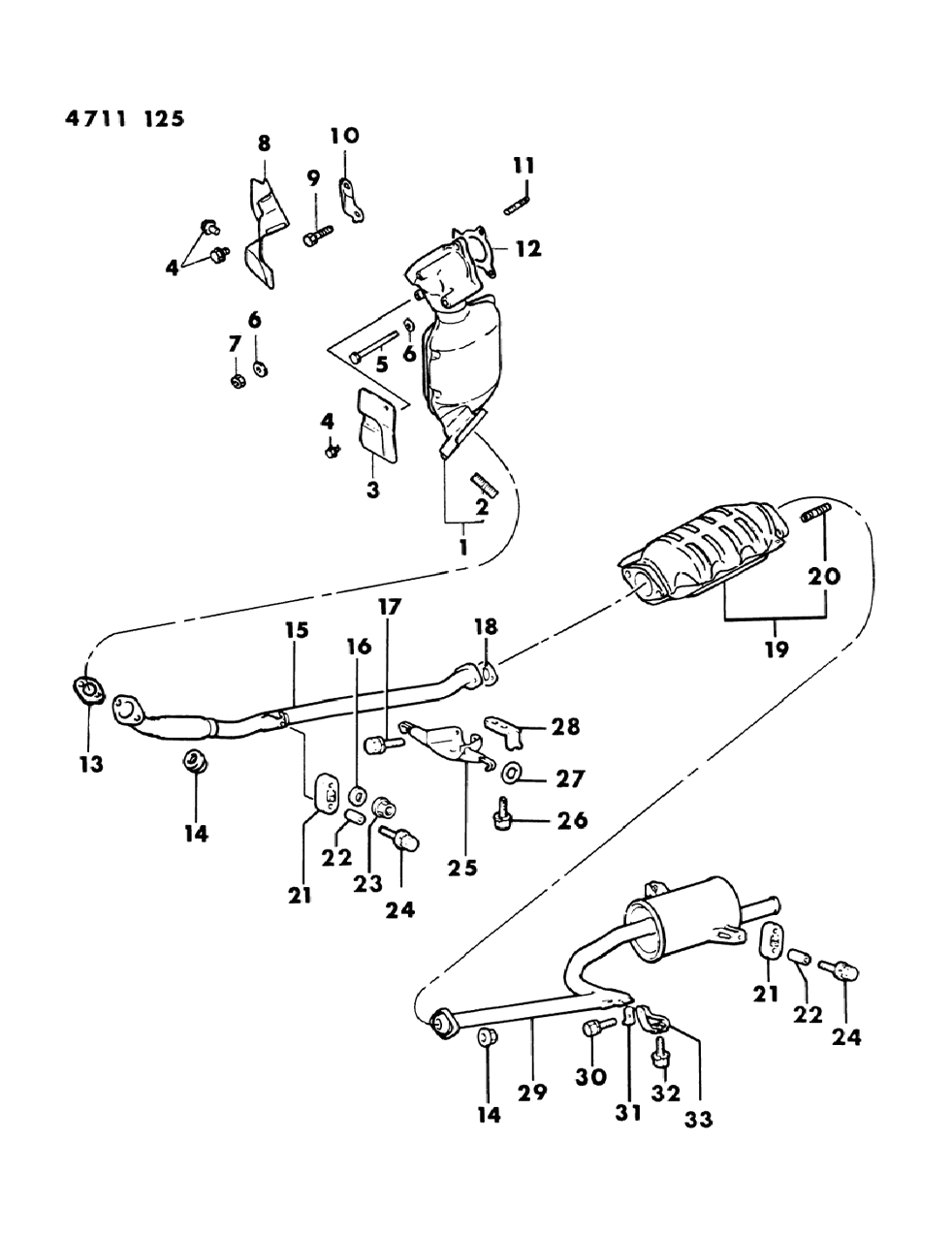 Mopar MS240119 Bolt-Suspension Lower Arm