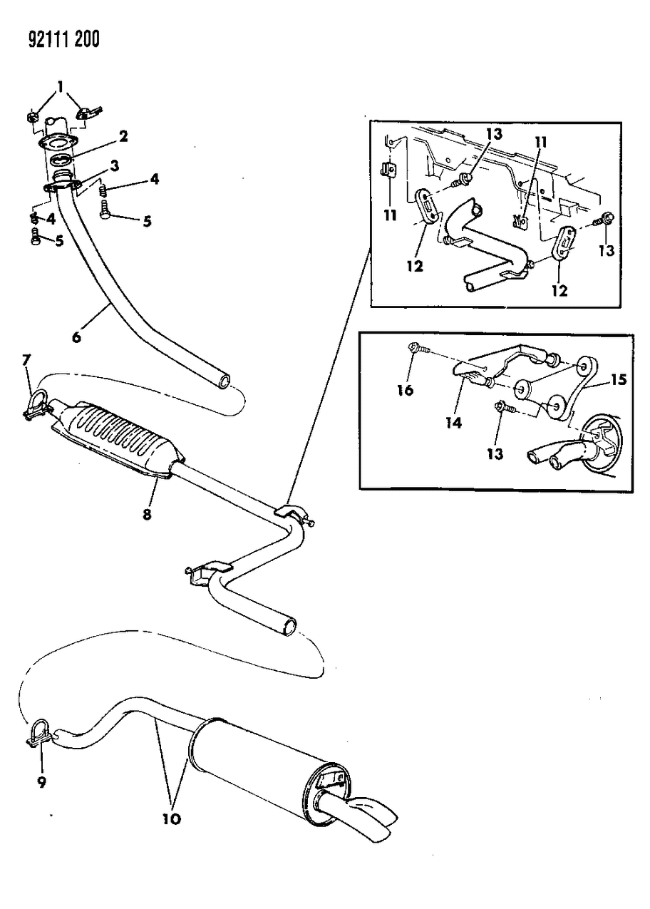 Mopar 4427676 Bracket-MUFFLER SUPT