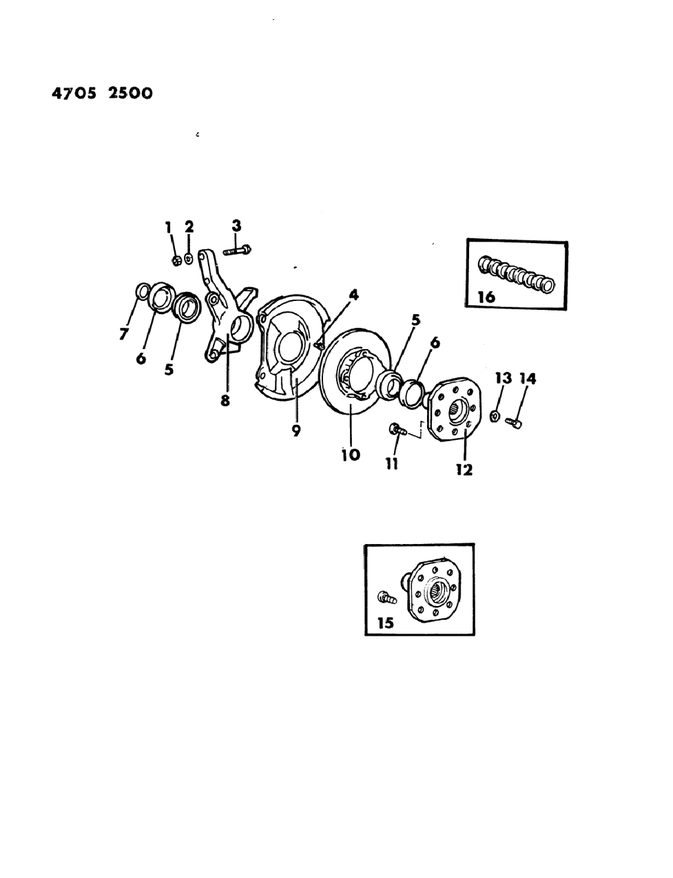 Mopar MB134533 Bolt-Bolt,Front Brake