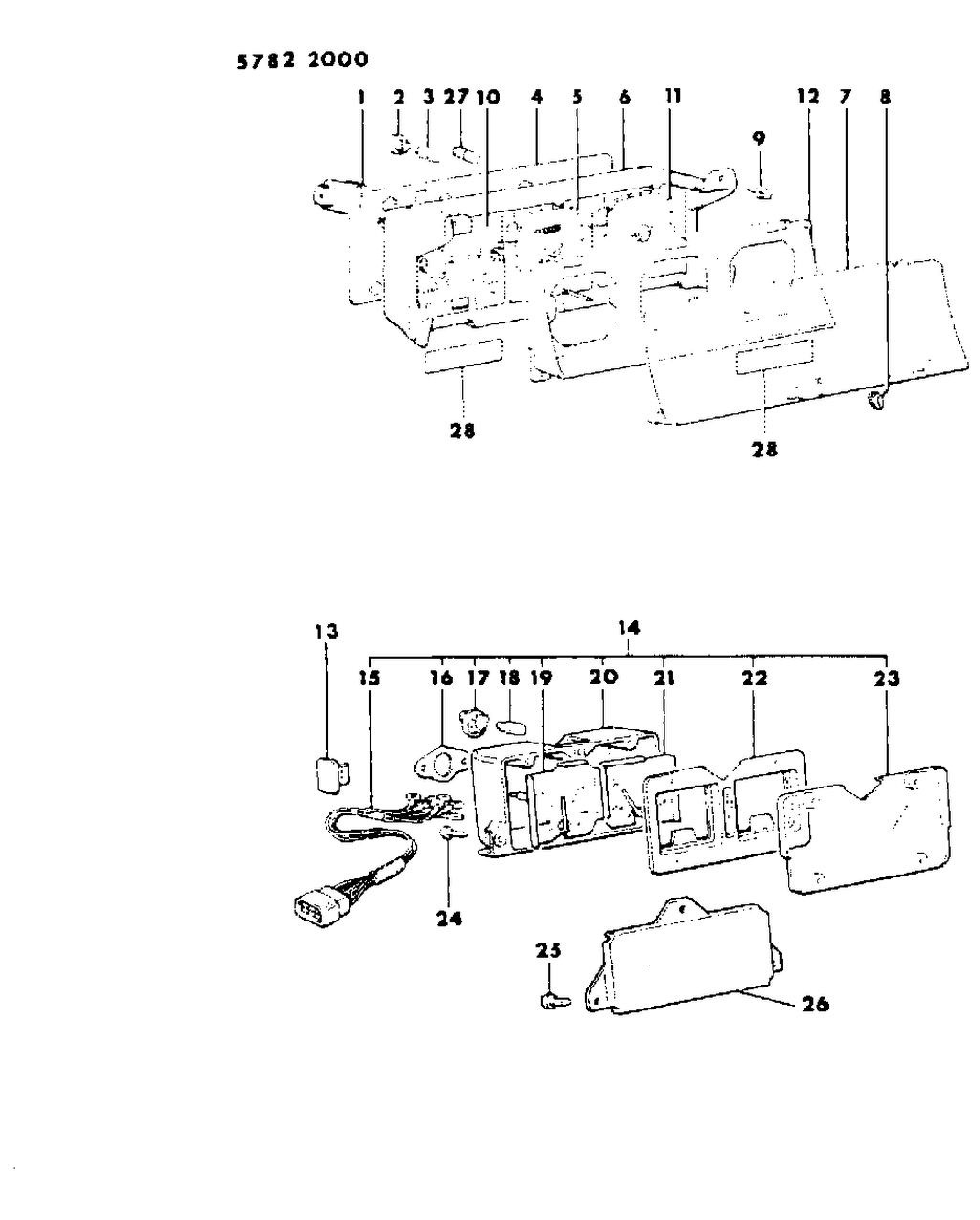 Mopar MB108529 Clip-Wiring