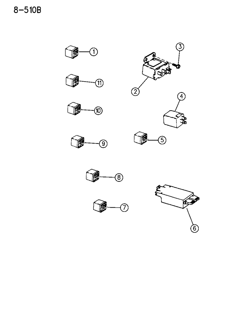 Mopar 36003031 Electrical Relay