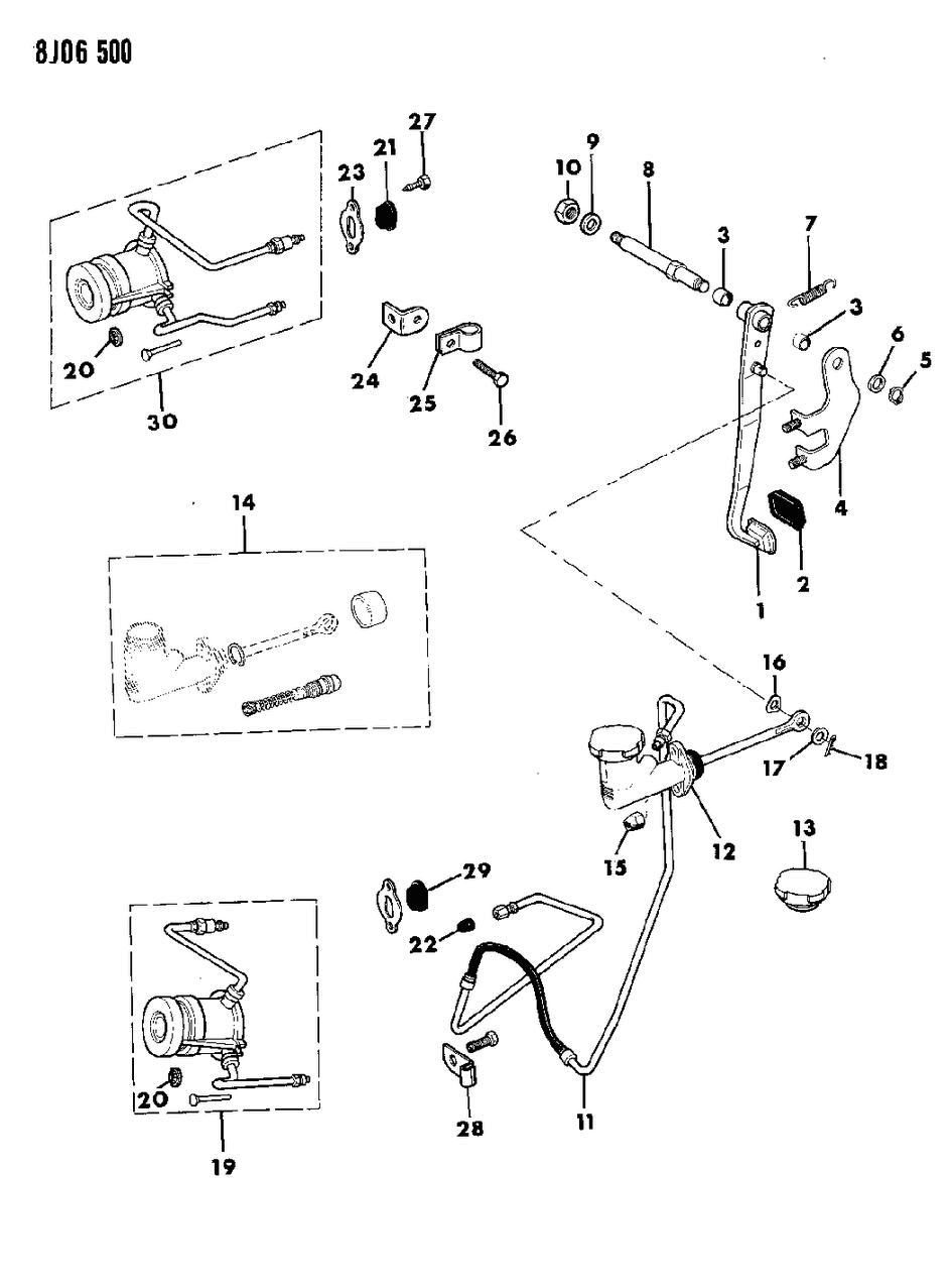 Mopar 53005925 Tube&Hose-Hydraulic Clutch