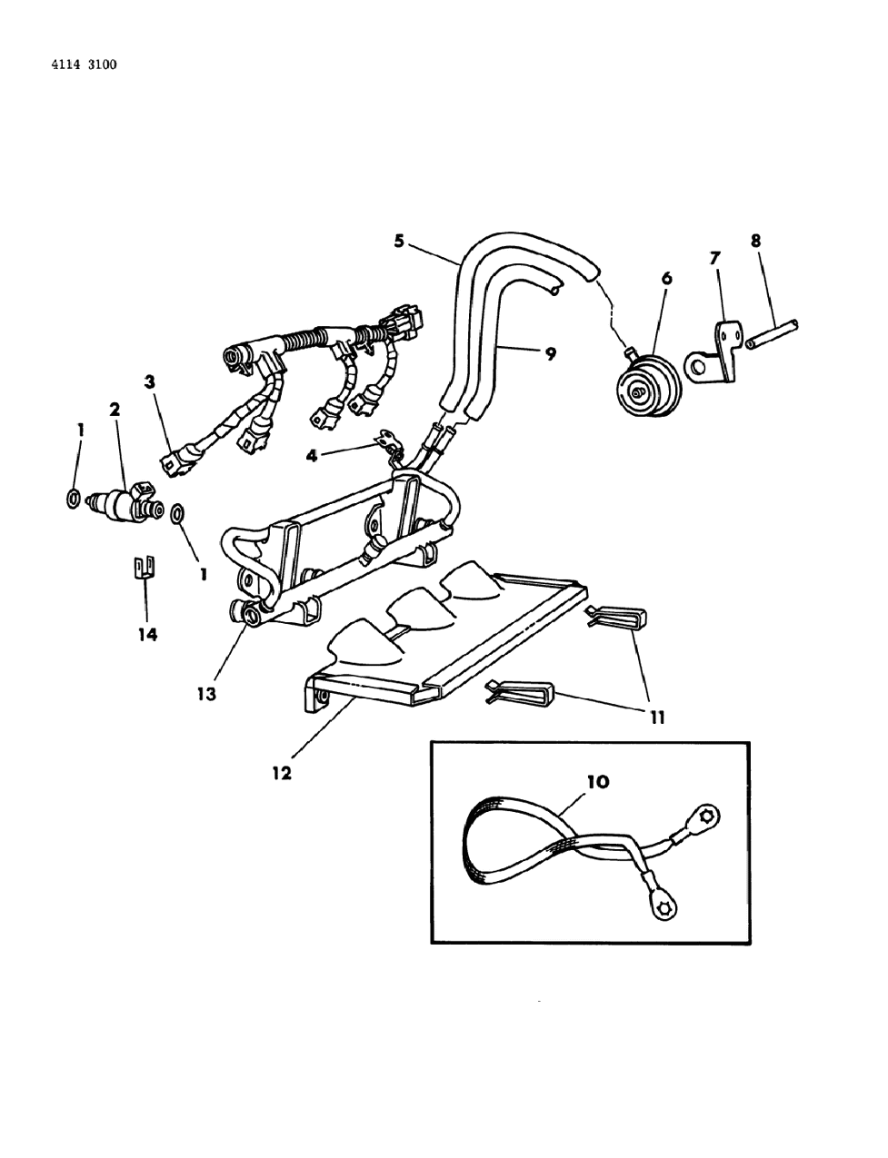 Mopar 4275313 Regulator, Fuel Pressure