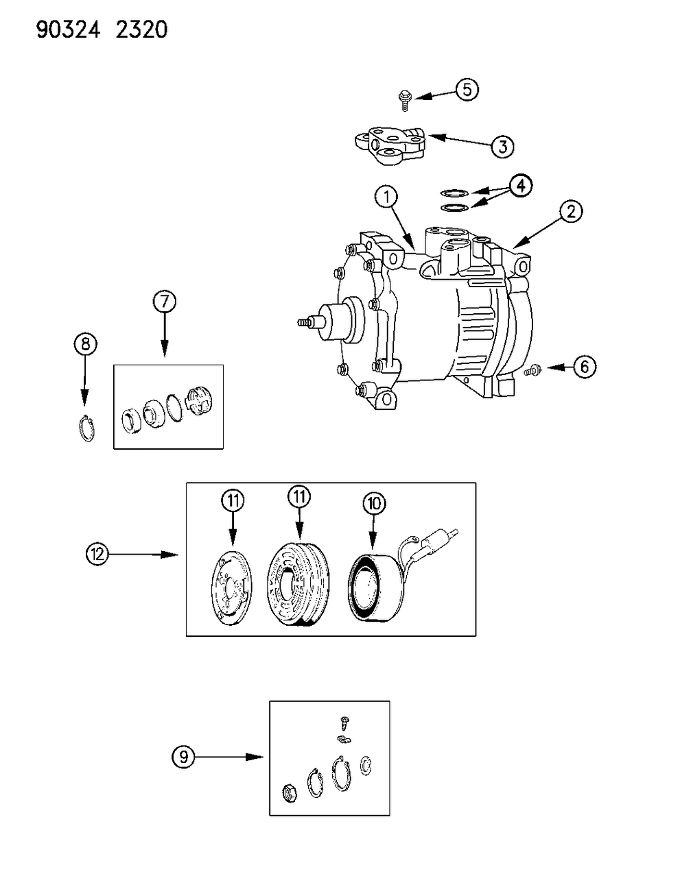 Mopar R7090003 Compressor