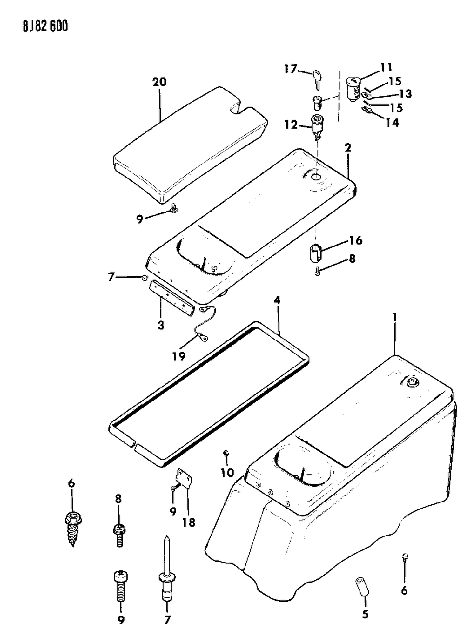 Mopar J4484698 Cylinder Lock