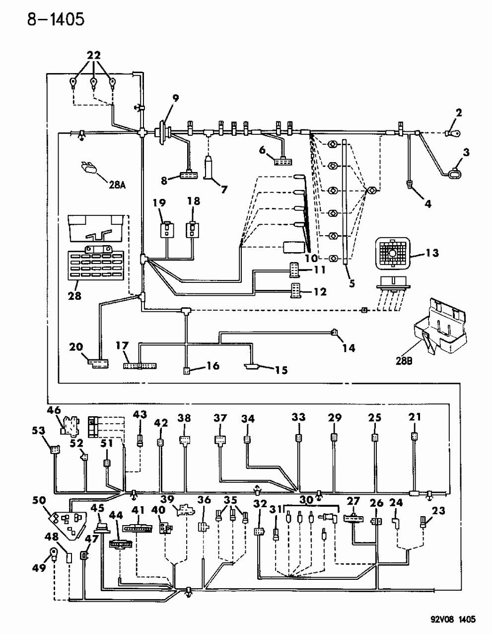 Mopar 4709495 Wiring As-Assembly - Instrument Panel