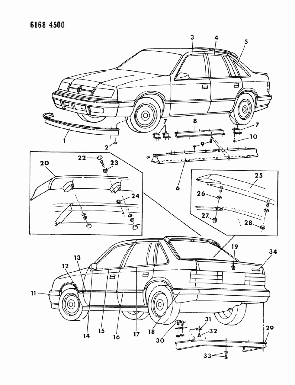 Mopar 4328828 MEDALLION Lift Gate PENTASTAR