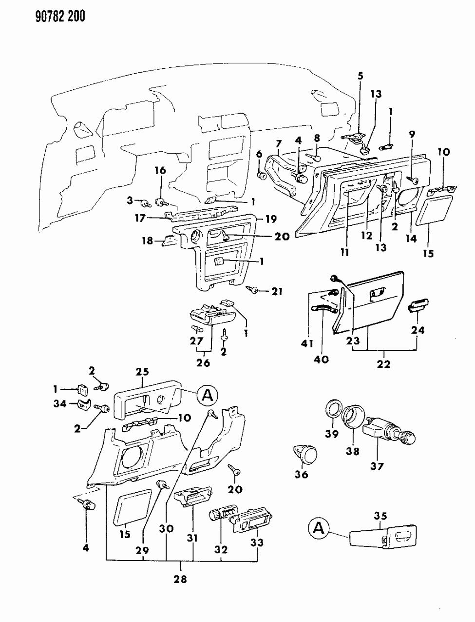 Mopar MS350177 Screw-Floor Console