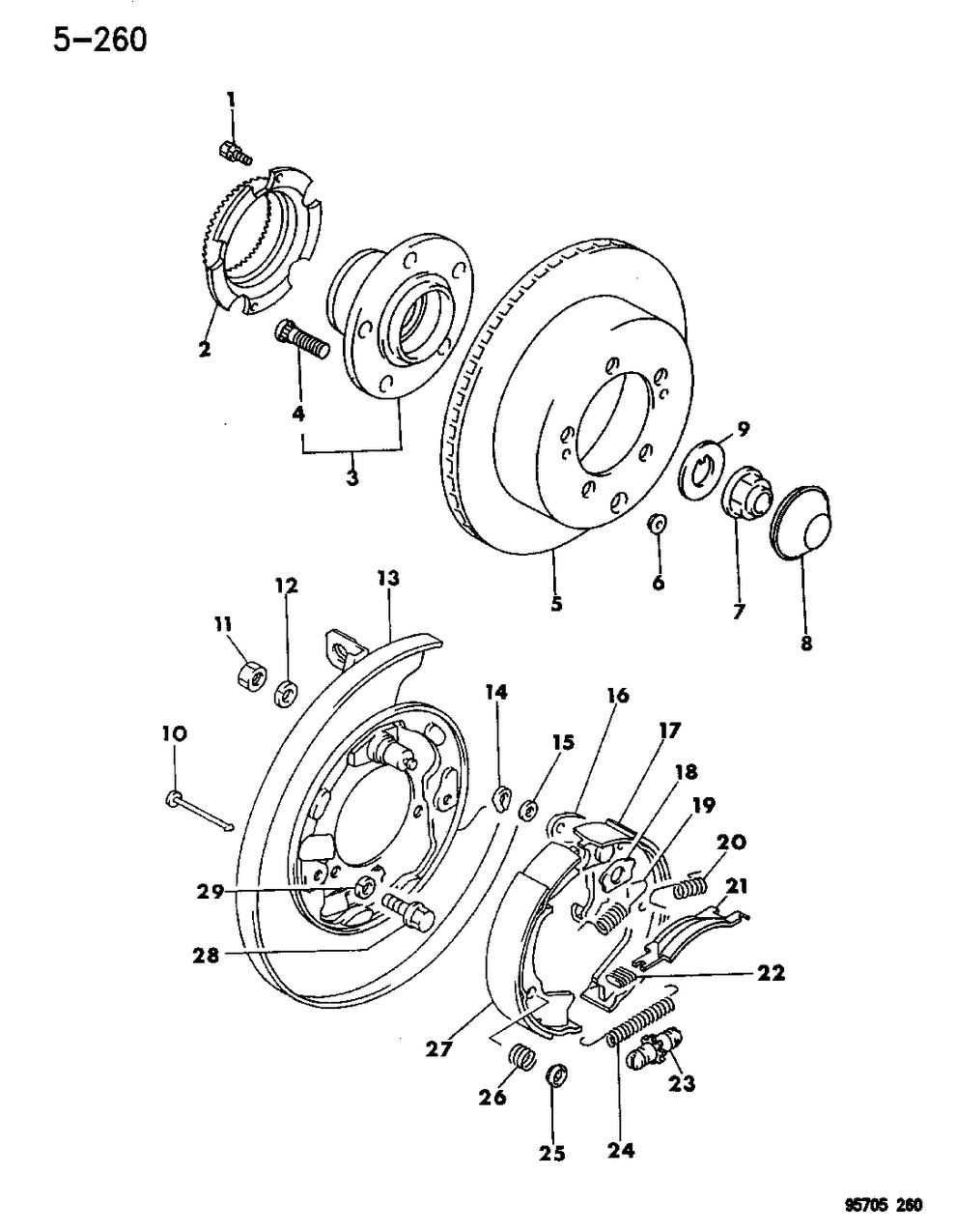 Mopar MR129855 Lever-Parking Brake