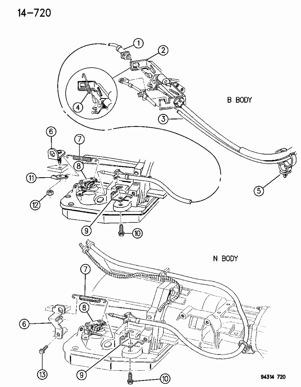 Mopar 53009088 Lever Auto Trans T V CONTR