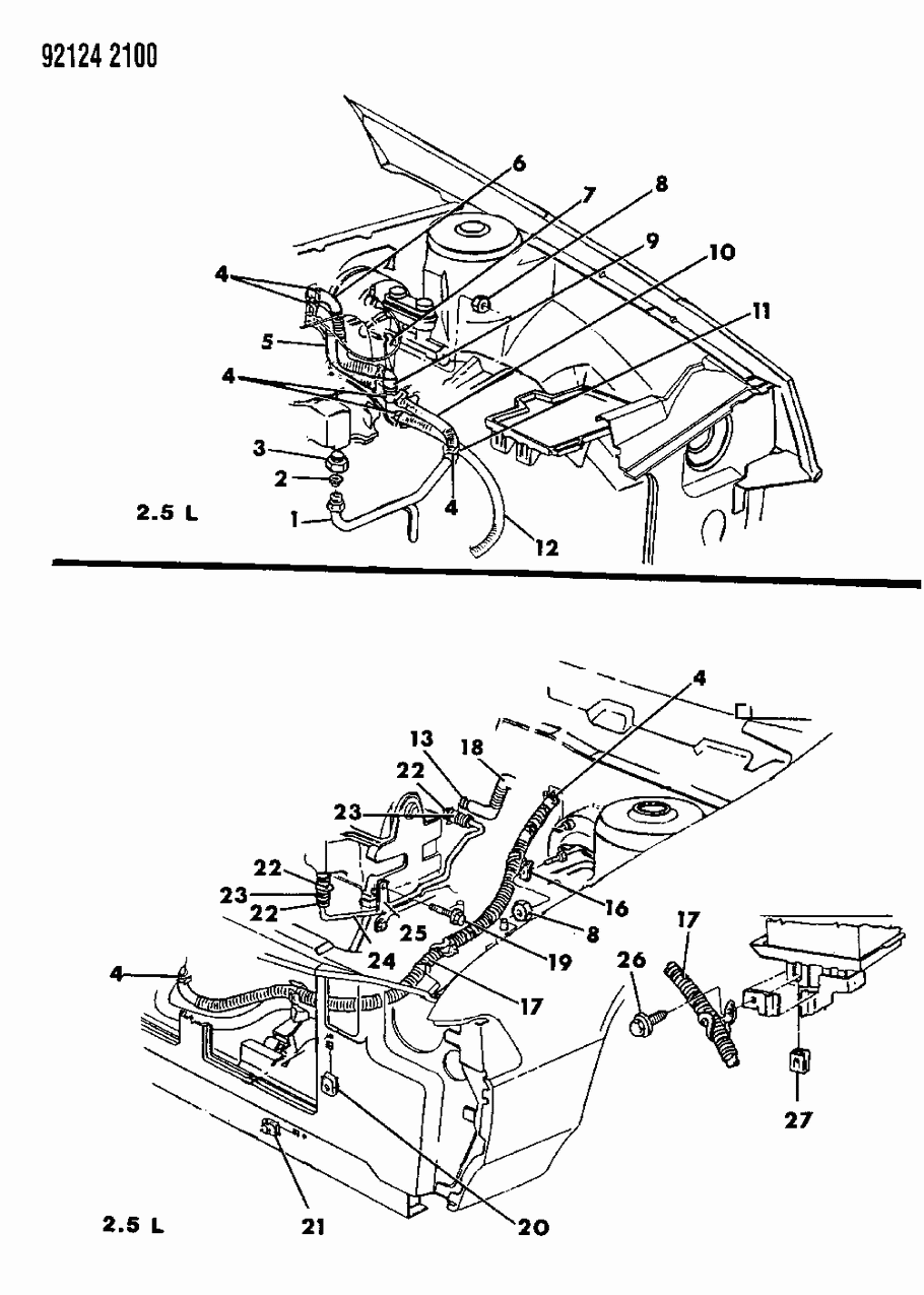 Mopar 5264502 Tube HTR Engine To Hose