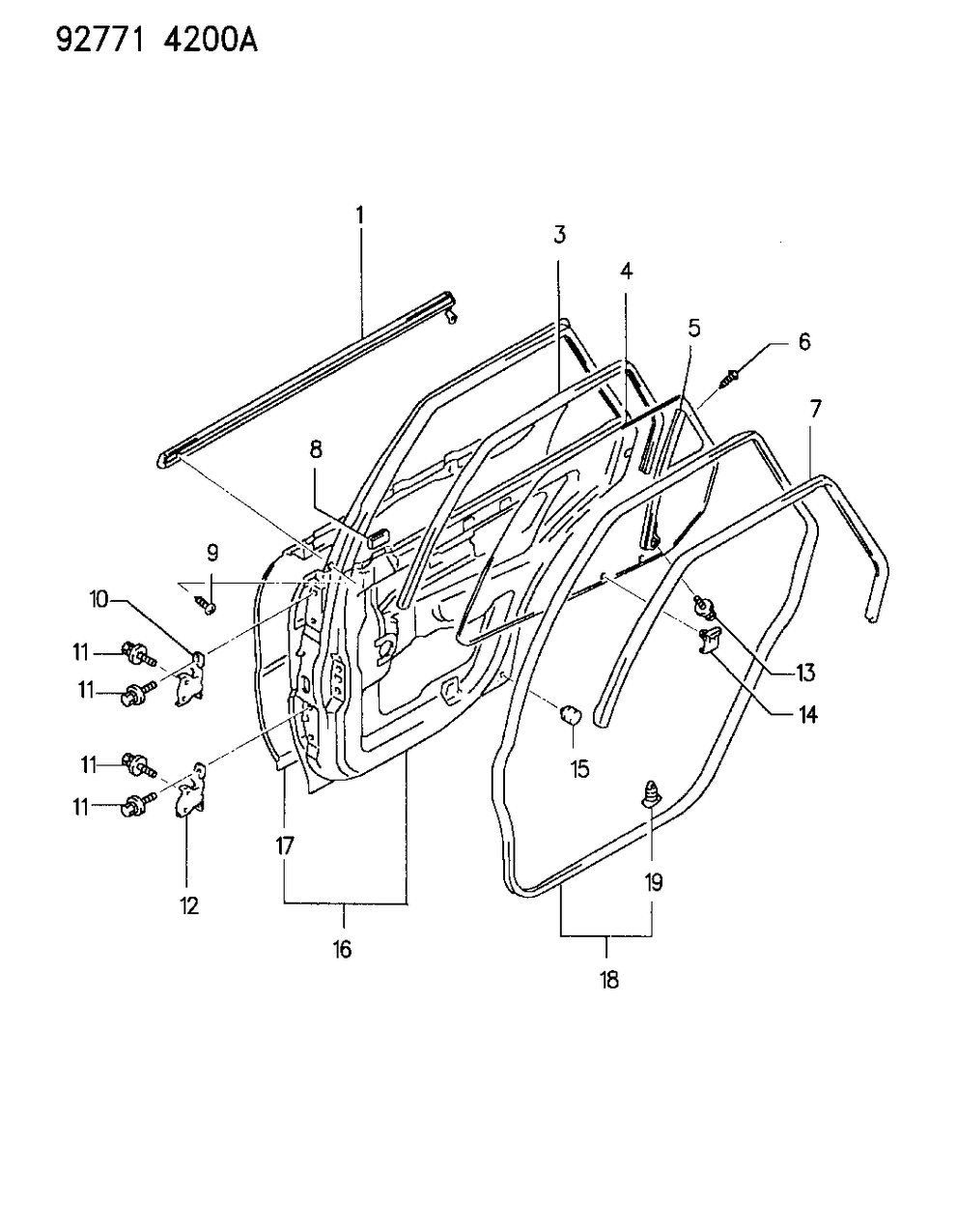 Mopar MF453612 Screw-Tapping