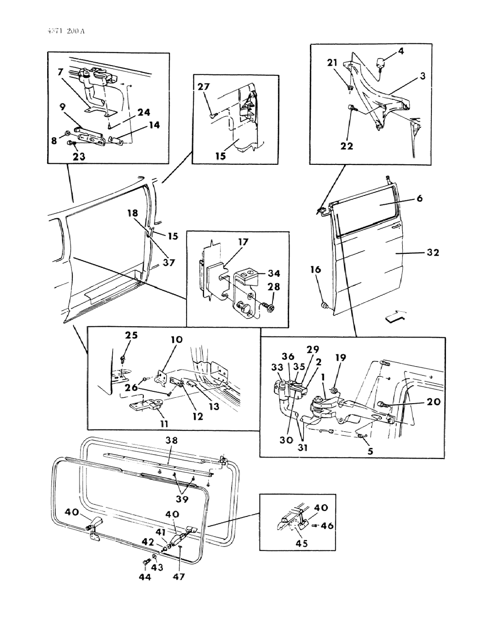 Mopar 4211422 BUSHING-Cargo Door Pivot Arm