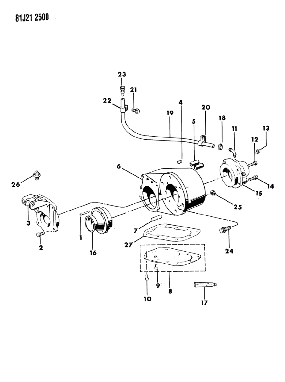 Mopar JA000954 Gasket