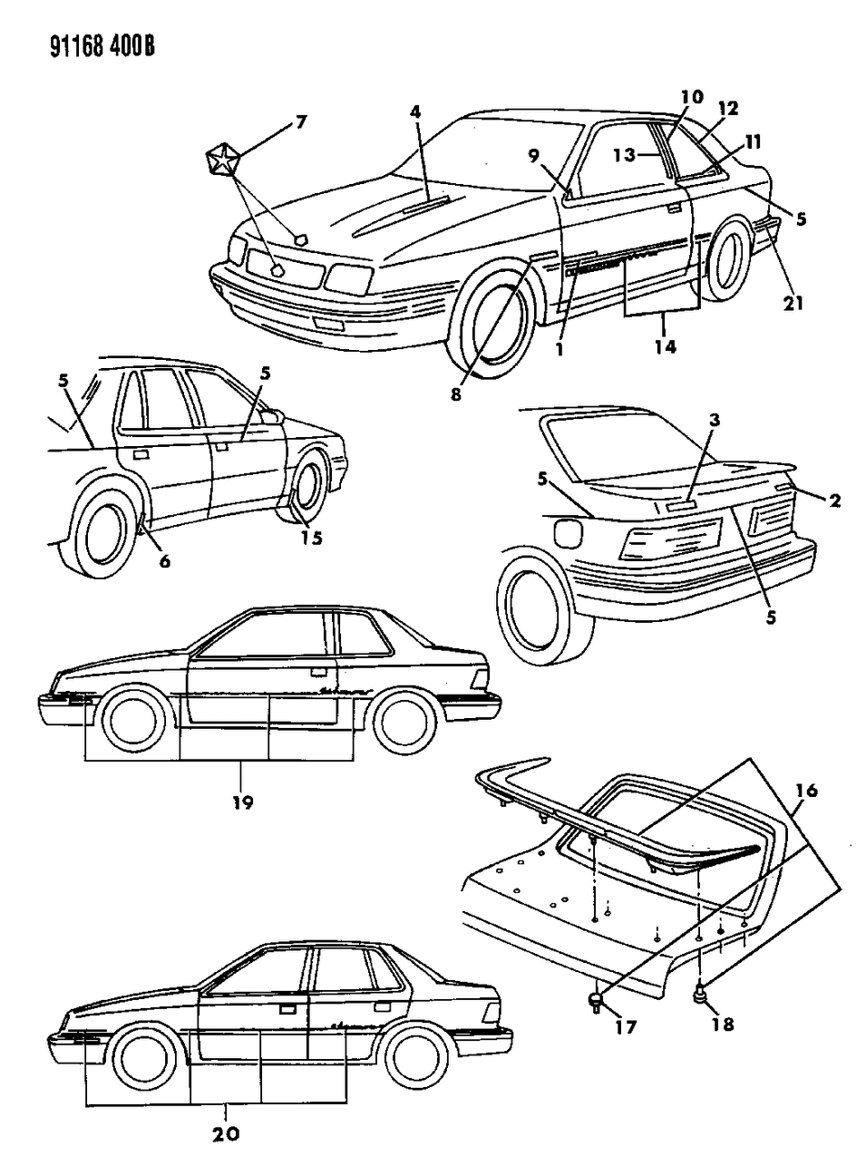 Mopar DG03KM9 MEDALLION-Hood PENTASTAR