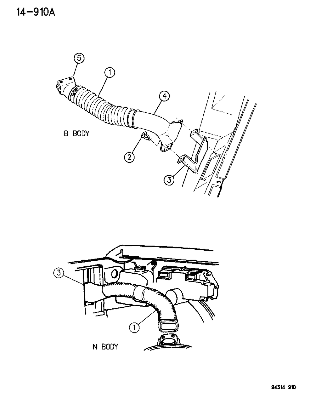 Mopar 53006937 Ambient Air Duct