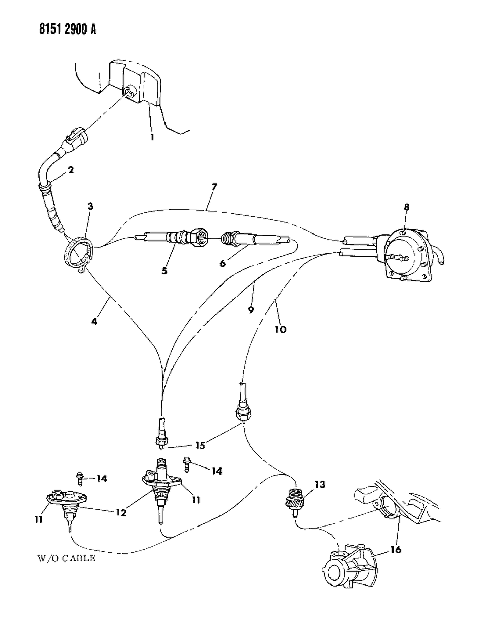 Mopar 4437220 SPDOUTSIDEPDO To TRANS/59" SGL