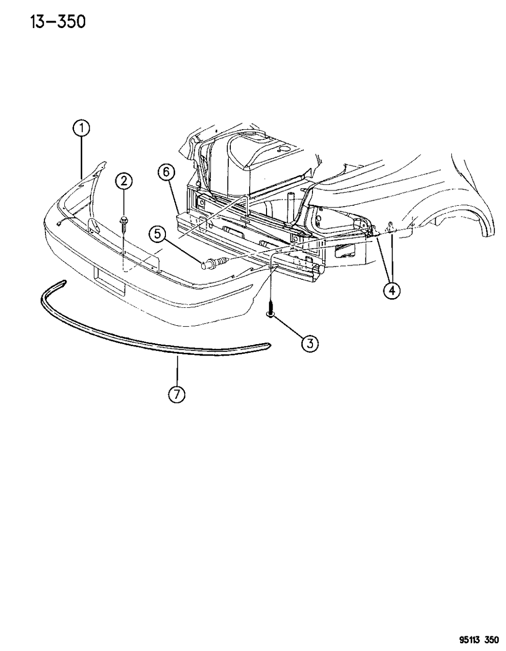 Mopar 4778379 Fascia Assembly , Rear, W/Foam Absorber