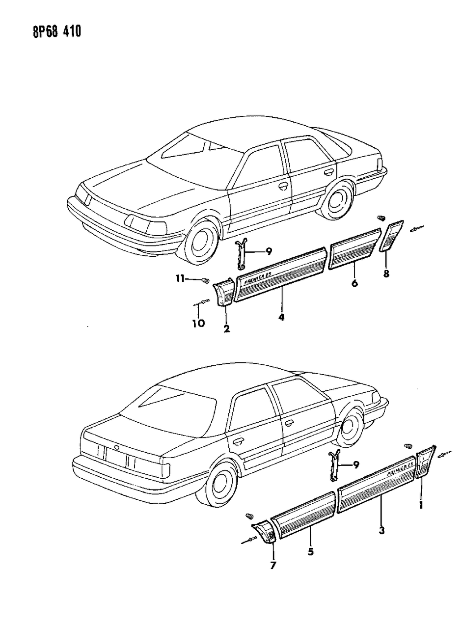 Mopar FE37KAA APPLIQUE-Assembly-Front Door