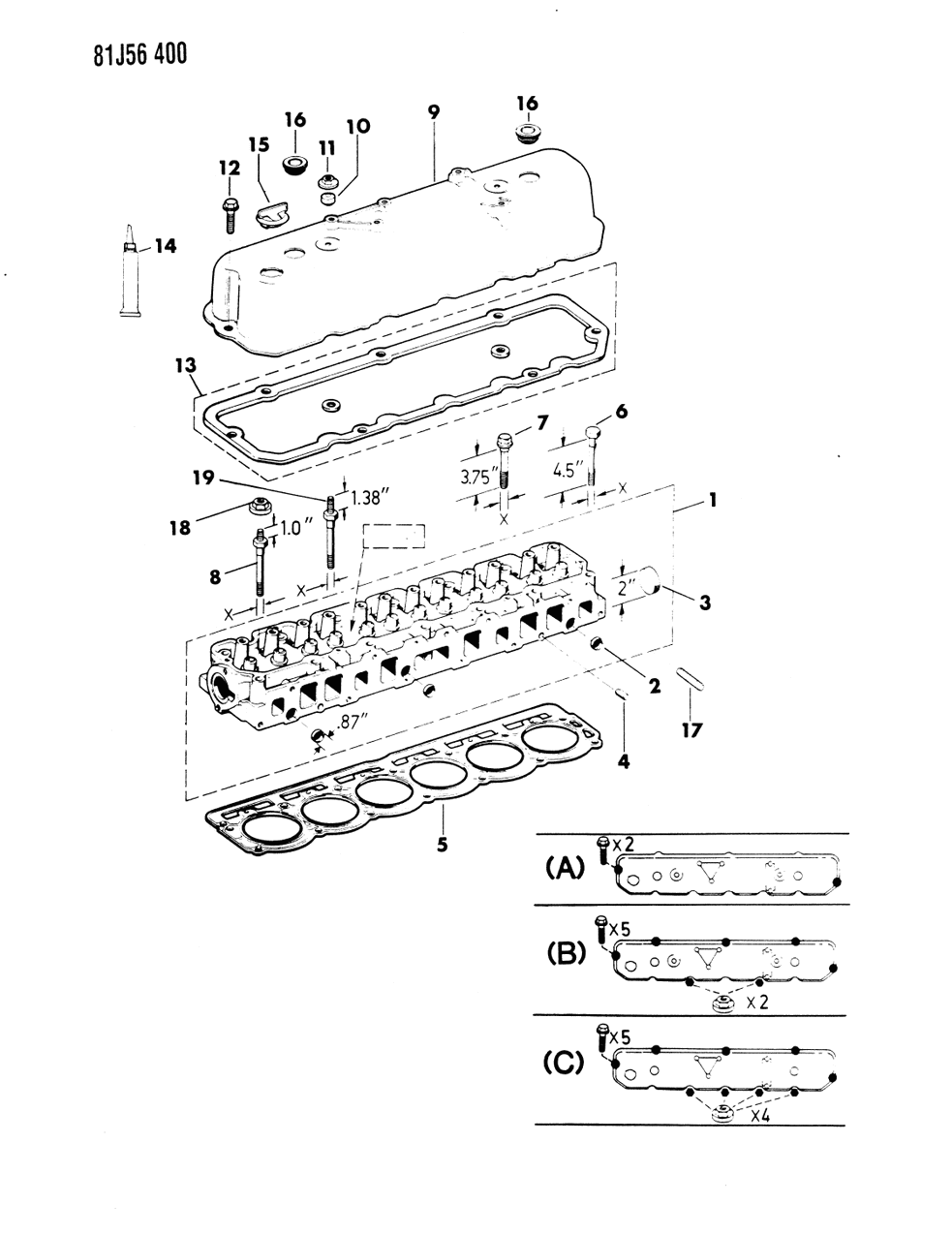 Mopar J4006592 Bolt