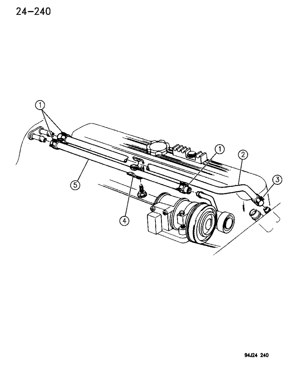 Mopar 55036490 Hose-Heater Supply