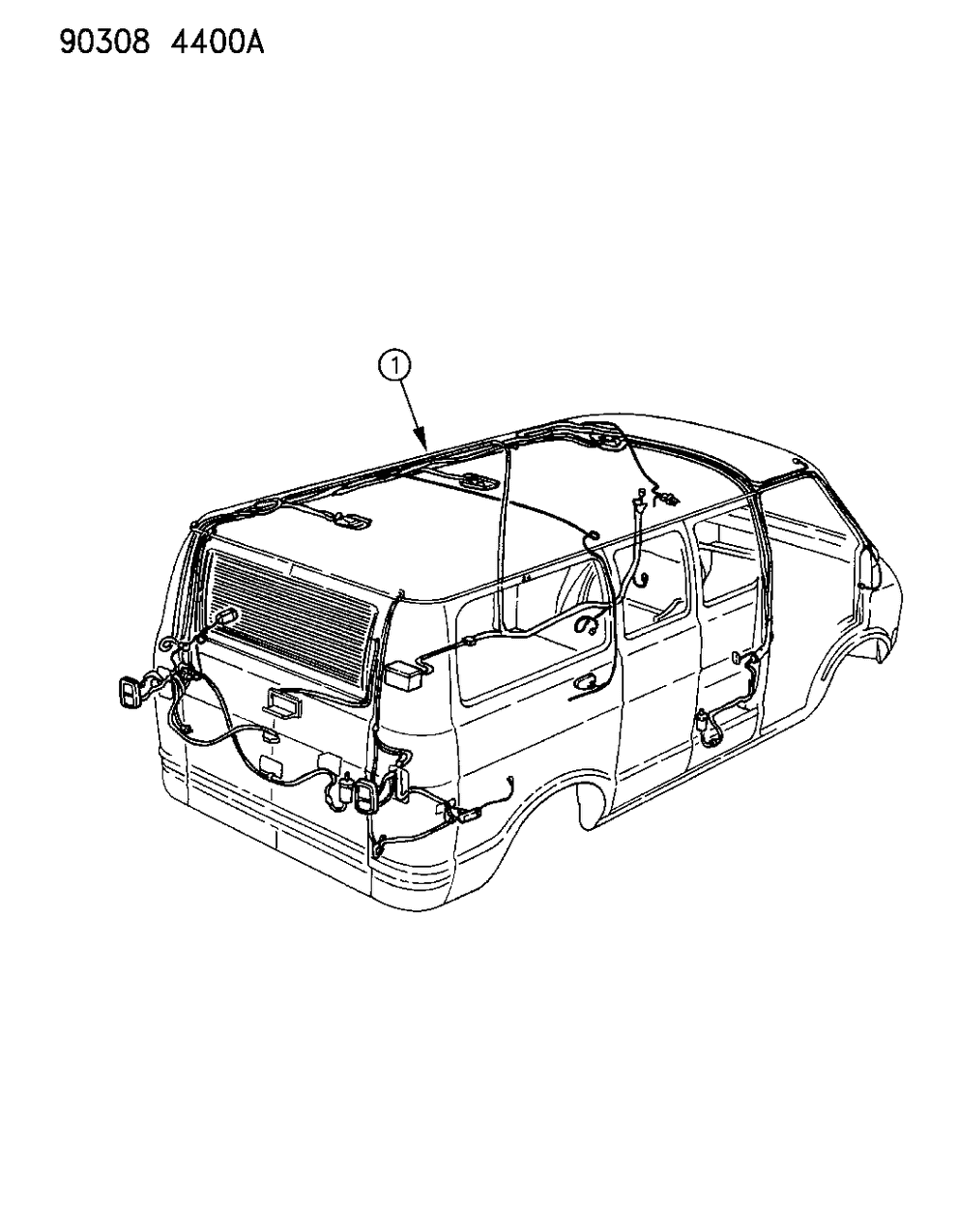 Mopar 56038004 Wiring-RWAL Sensor