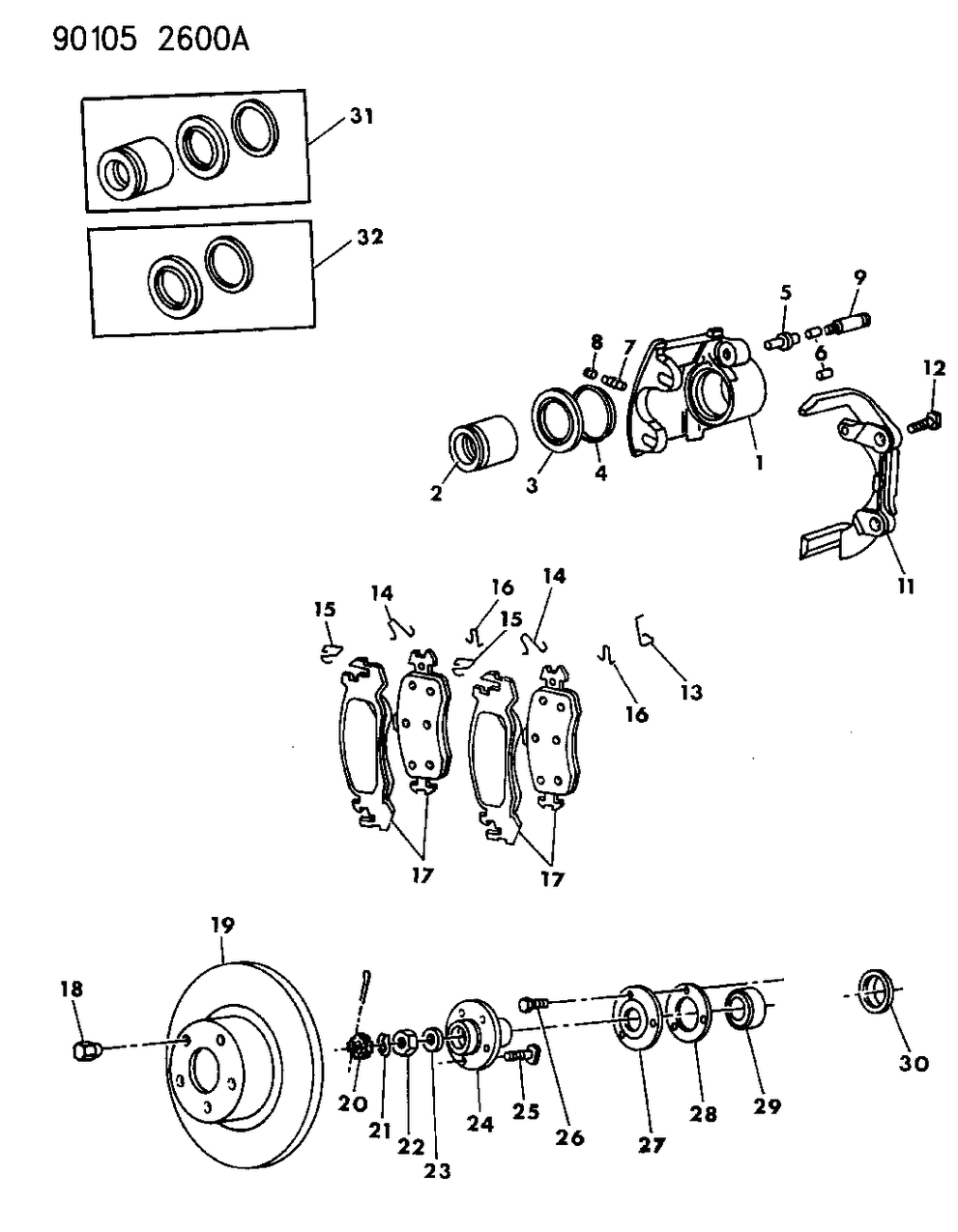 Mopar 4383968 Front Wheel Brake Disc