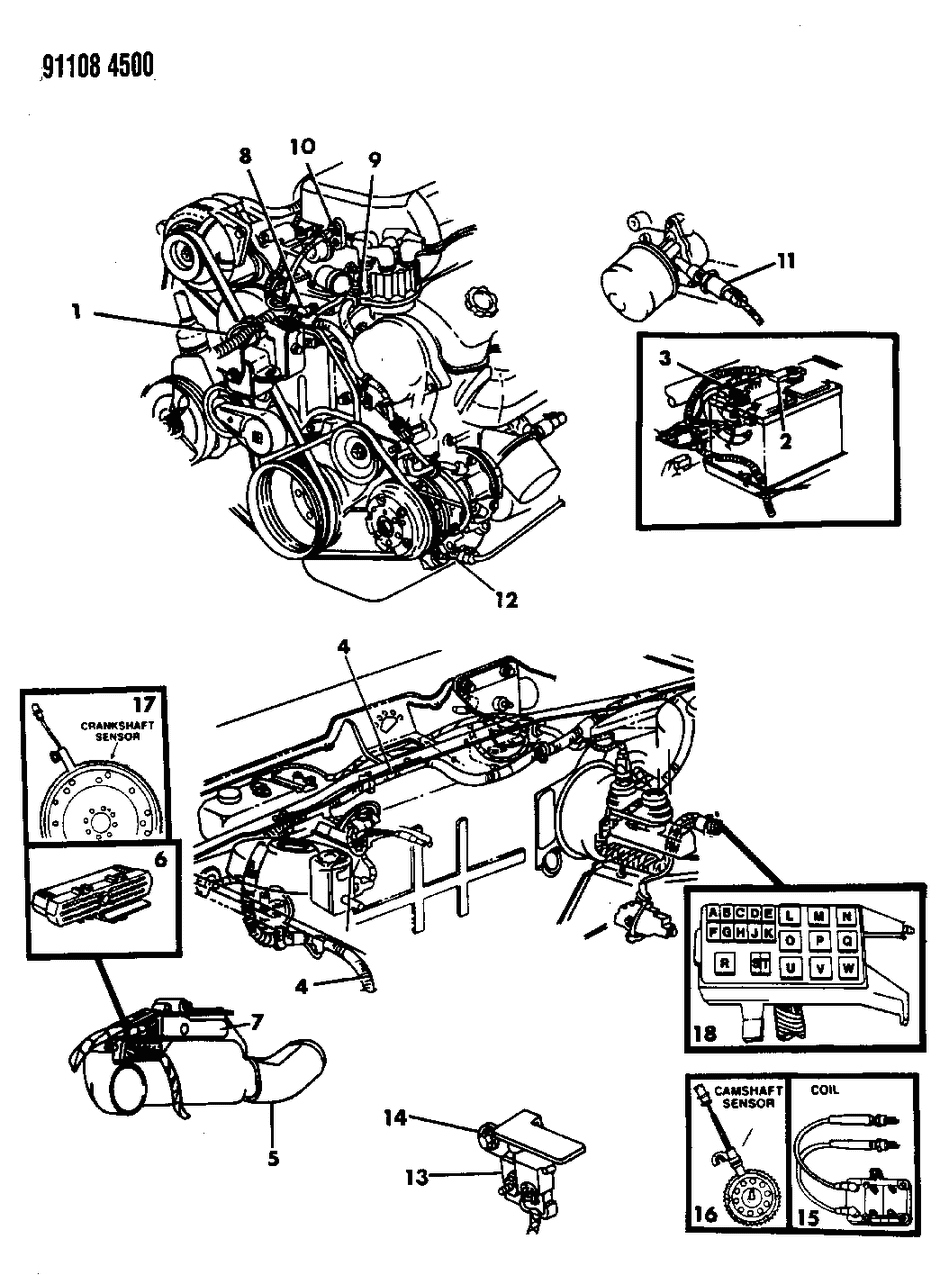 Mopar 4504225 Module-D.I.S. CAMSHAFT Reference