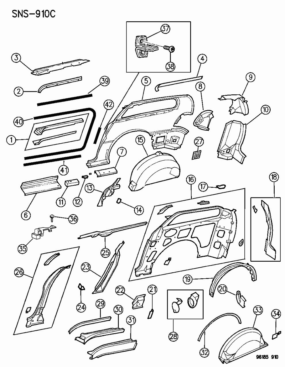 Mopar 4675491 Cover-Sliding Door Track