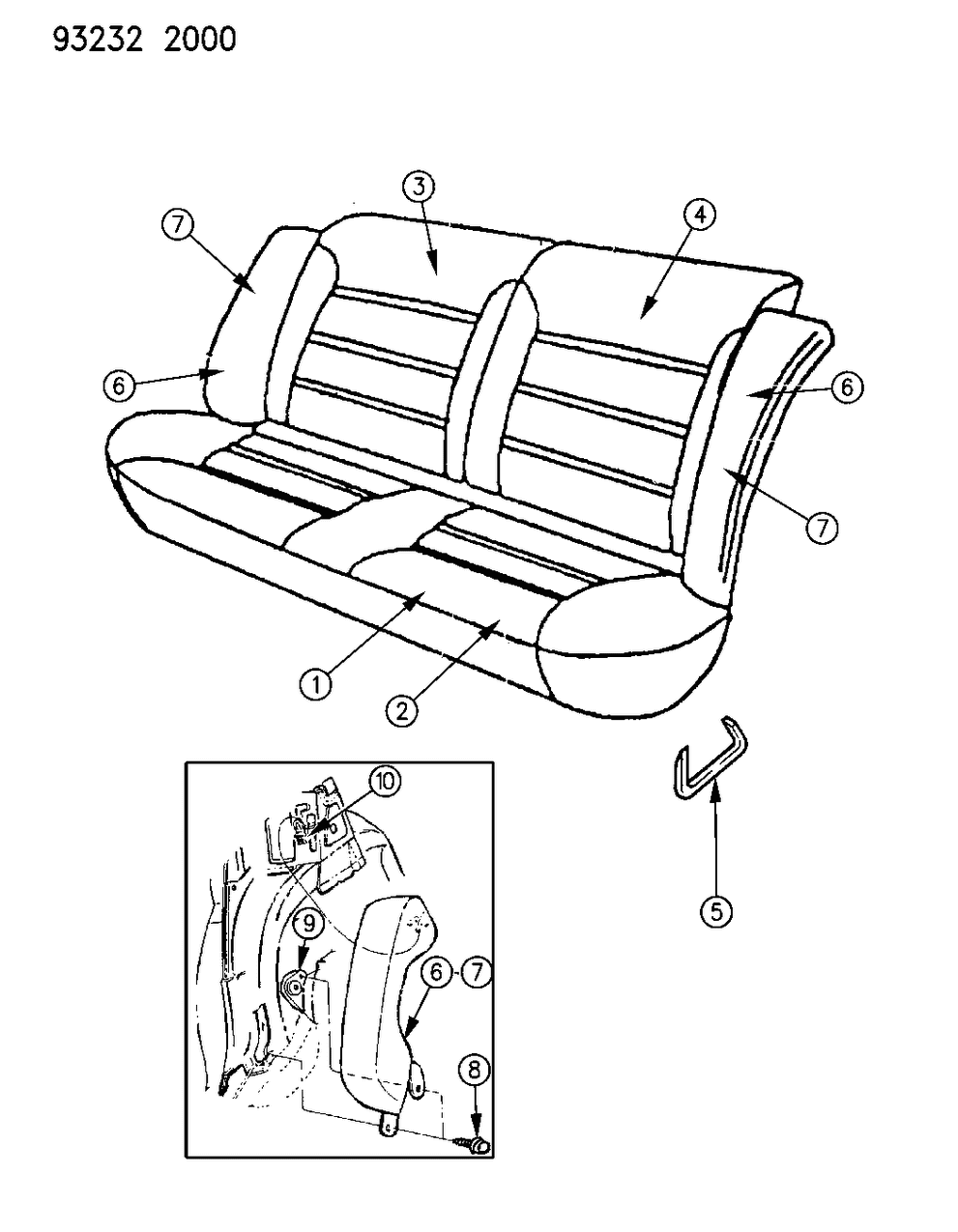 Mopar 4740488 Pipe-Assembly - Rear Seat Quartz