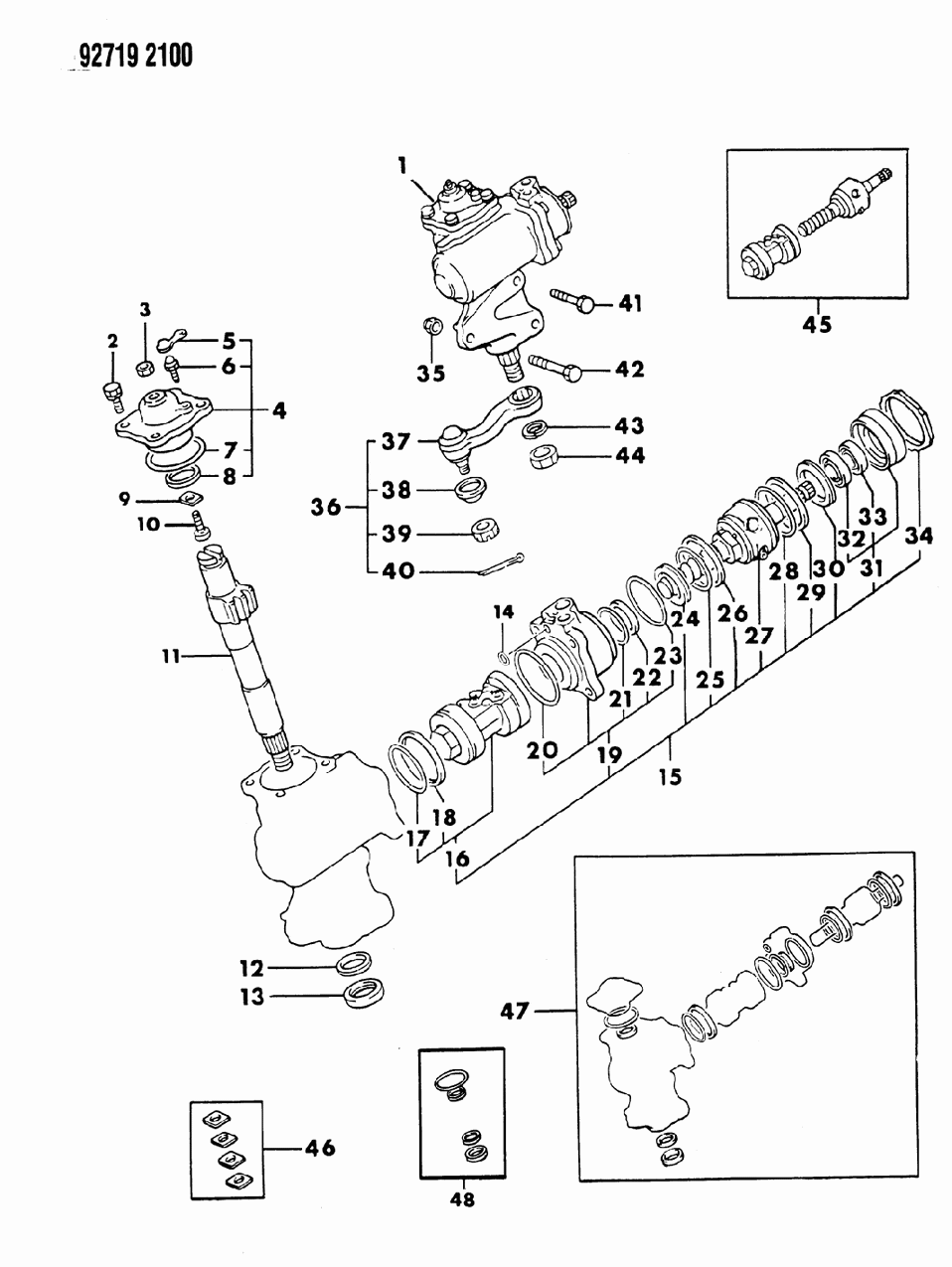 Mopar MB553347 Packing Gasket S/GR Side C