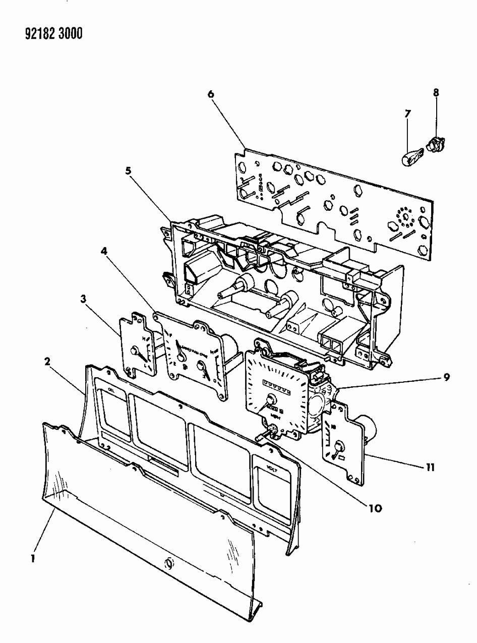 Mopar 5268324 SPEEDO-120 Mph -Service Only