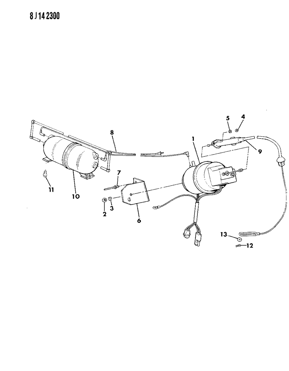 Mopar 53003520 Harness Vacuum Reservoir H