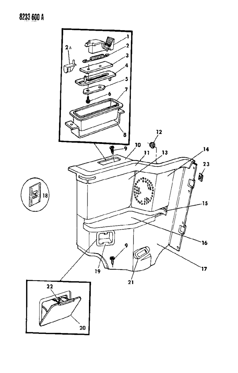 Mopar 4422268 Plate F/TOP Boot Latch