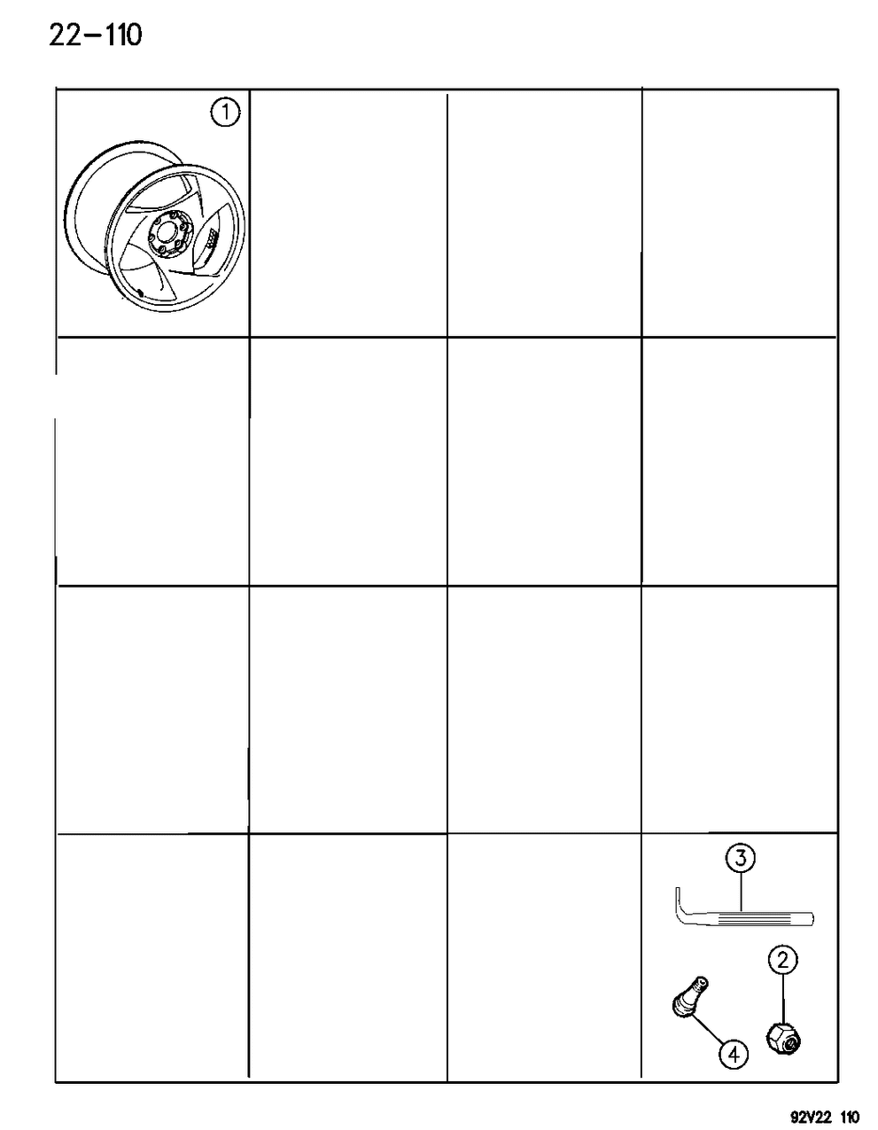 Mopar 4642817 Rear Road Left Wheel