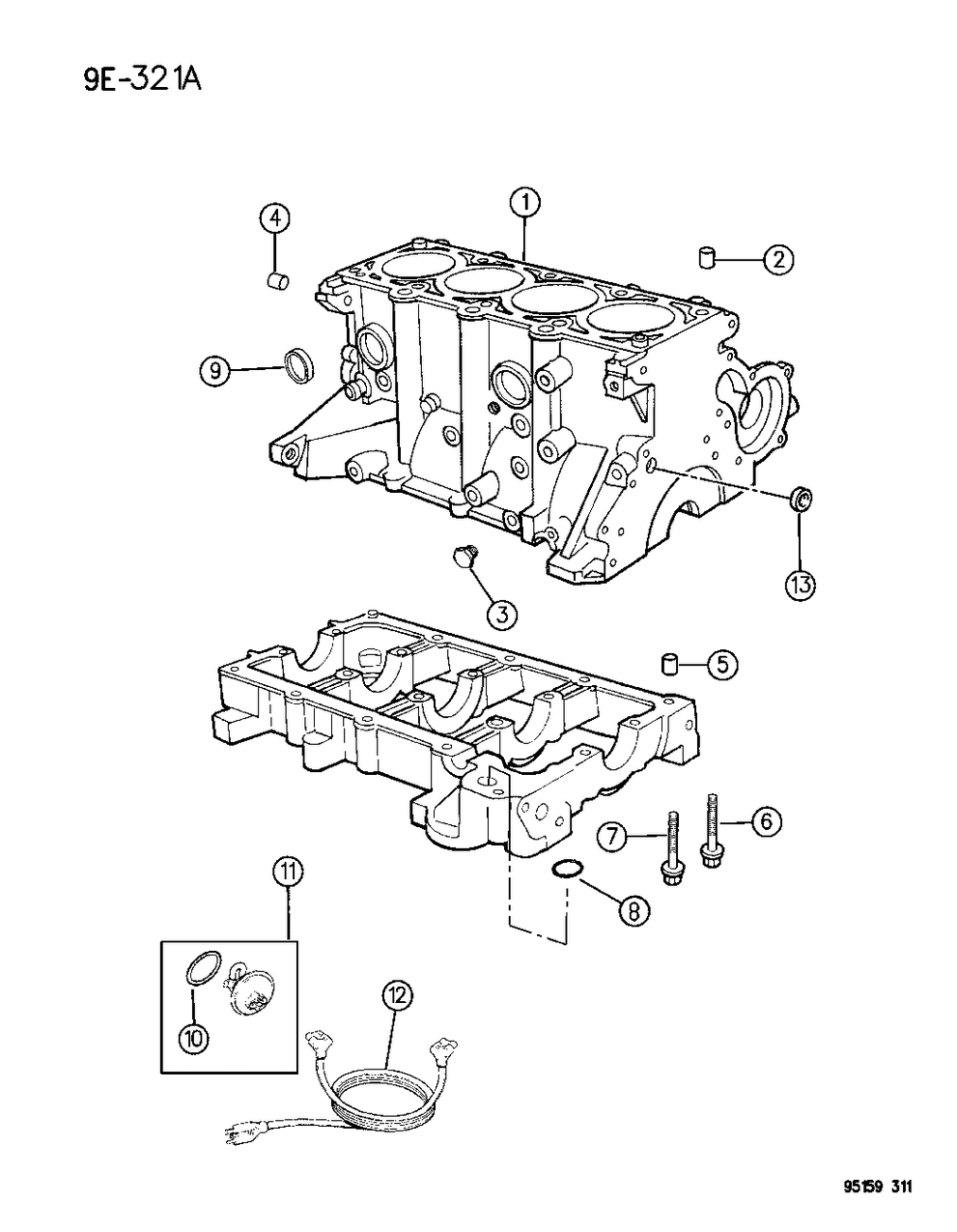 Mopar 4797034 Engine, Short