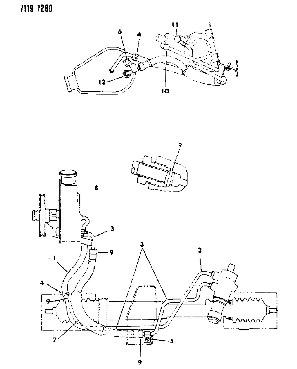 Mopar 3815846 Assembly-Power Steering Pump Return