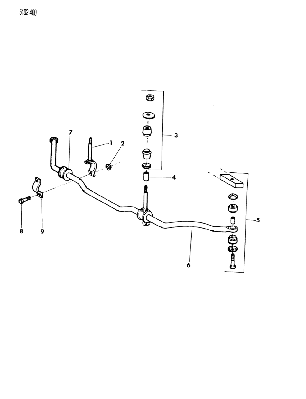 Mopar 4014341 Bushing 4014341 Mopar Bushing
